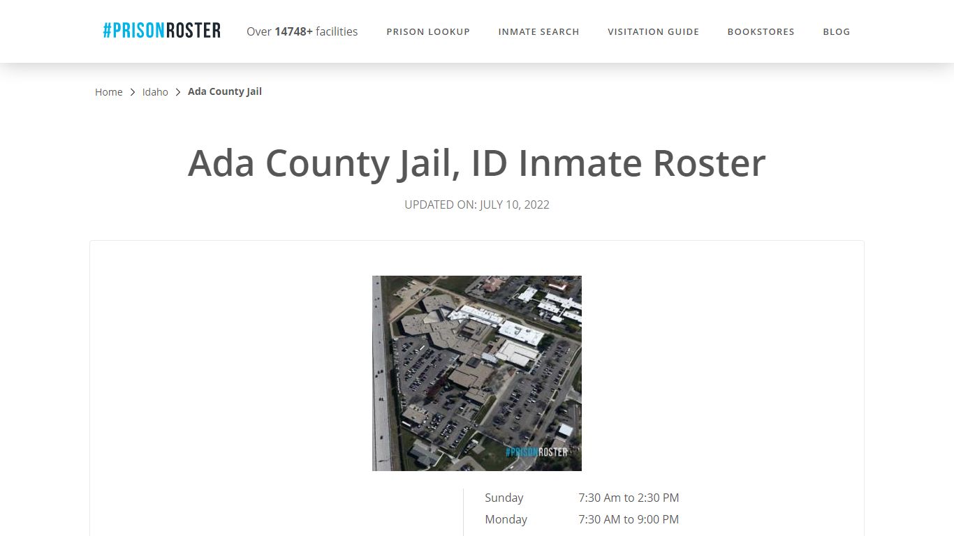 Ada County Jail, ID Inmate Roster - Prisonroster